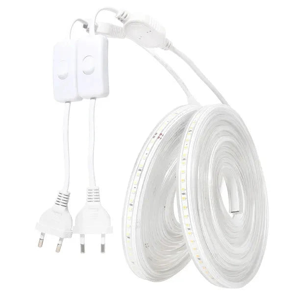 Elektroniktrade Flexibler LED-Streifen 220V - Wasserdicht mit Schalter Elektroniktrade Switzerland