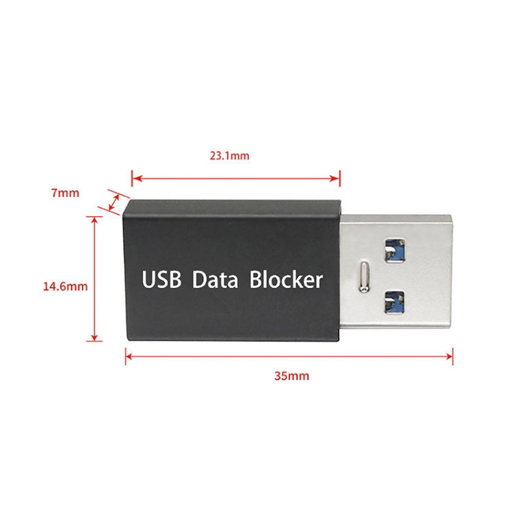 Elektroniktrade GEM02 USB-Datenblocker-Ladeanschluss (Schwarz) Elektroniktrade Switzerland