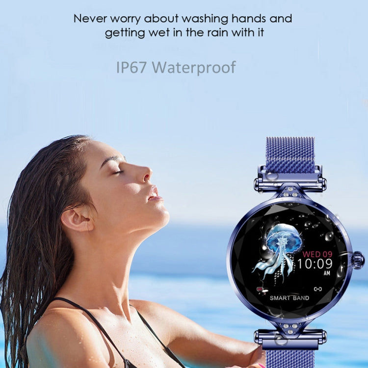 Elektroniktrade H1 1,04 Zoll IPS-LCD Frauen Smartwatch IP67 Wasserdicht in Gold Elektroniktrade Switzerland