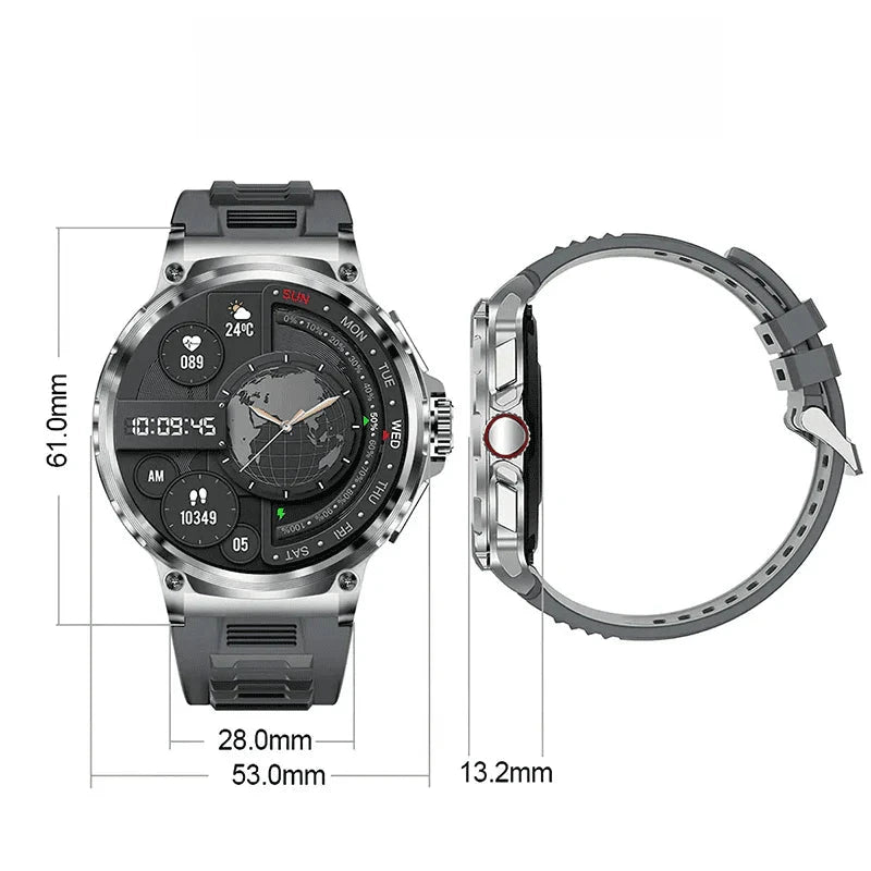 Elektroniktrade HD 2024 Smartwatch mit Anruf/Mitteilungen/Herz Monitor/ 710mAh Grosser Akku für 10 Tage elektroniktrade Switzerland
