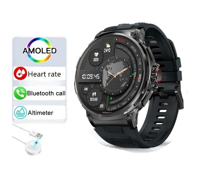 Elektroniktrade HD 2024 Smartwatch mit Anruf/Mitteilungen/Herz Monitor/ 710mAh Grosser Akku für 10 Tage elektroniktrade Switzerland