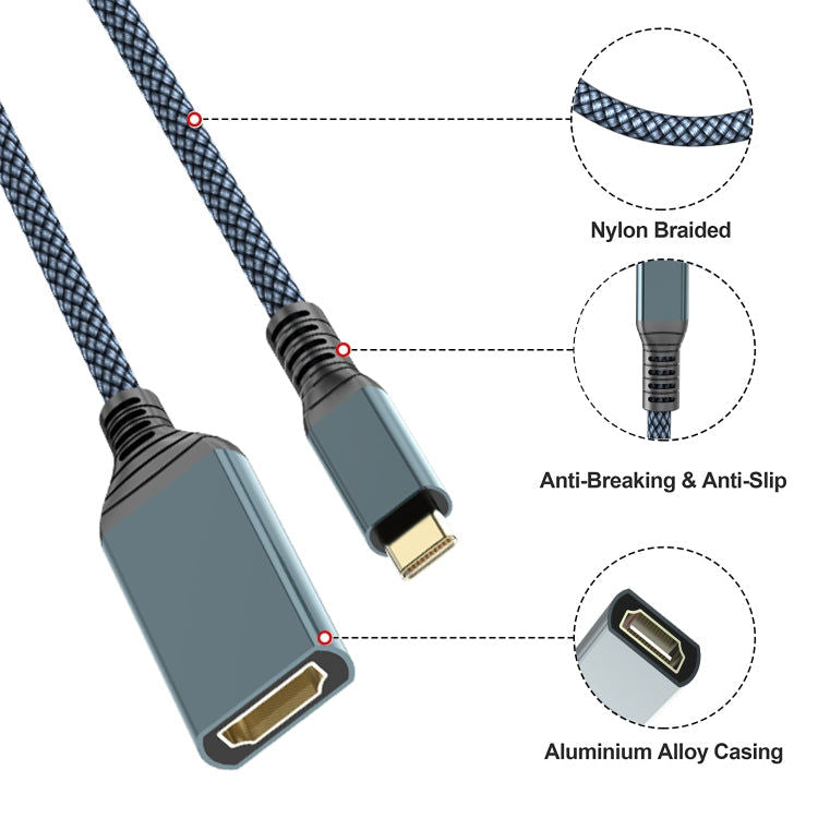 Elektroniktrade HDMI-zu-USB-C/Typ-C 4K 30Hz HD-Kabel, Länge: 0,2 m Elektroniktrade Switzerland