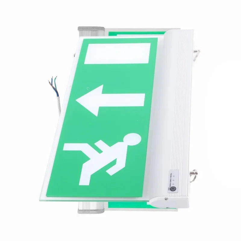 Elektroniktrade LED Notausgangsschild aus Acryl – Sicherheits- & Fluchtwegbeleuchtung (110–220 V) Elektroniktrade Switzerland