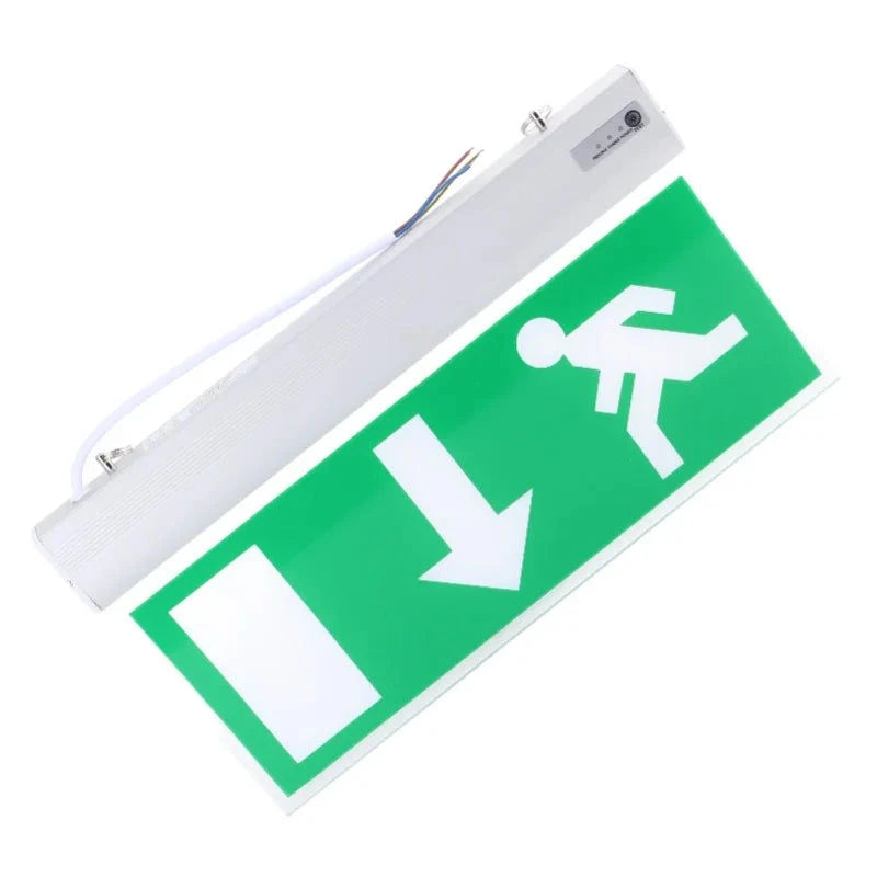 Elektroniktrade LED Notausgangsschild aus Acryl – Sicherheits- & Fluchtwegbeleuchtung (110–220 V) Elektroniktrade Switzerland