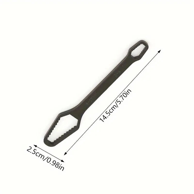 Elektroniktrade Mehrzweck-Torxschlüssel, schwarz, 5 mm dick, verstellbarer, selbstspannend Elektroniktrade Switzerland