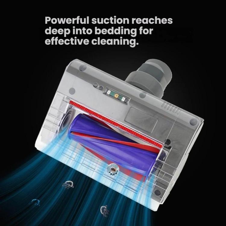 elektroniktrade Milbenentfernungsbürstenkopf mit Licht für Dyson V7 V8 V10 V11 V15 Akku-Staubsauger, Anti-Verhedderungs-Mini-Motorbürste elektroniktrade Switzerland