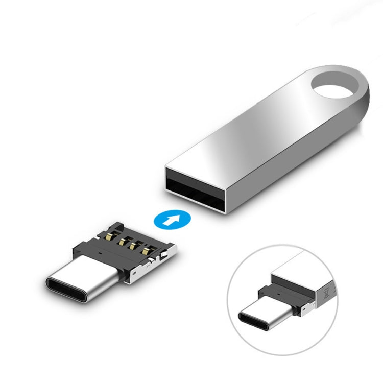 elektroniktrade Mini-Aluminiumlegierung USB-C / Typ-C-Stecker auf USB-Buchse OTG-Adapteranschluss elektroniktrade Switzerland