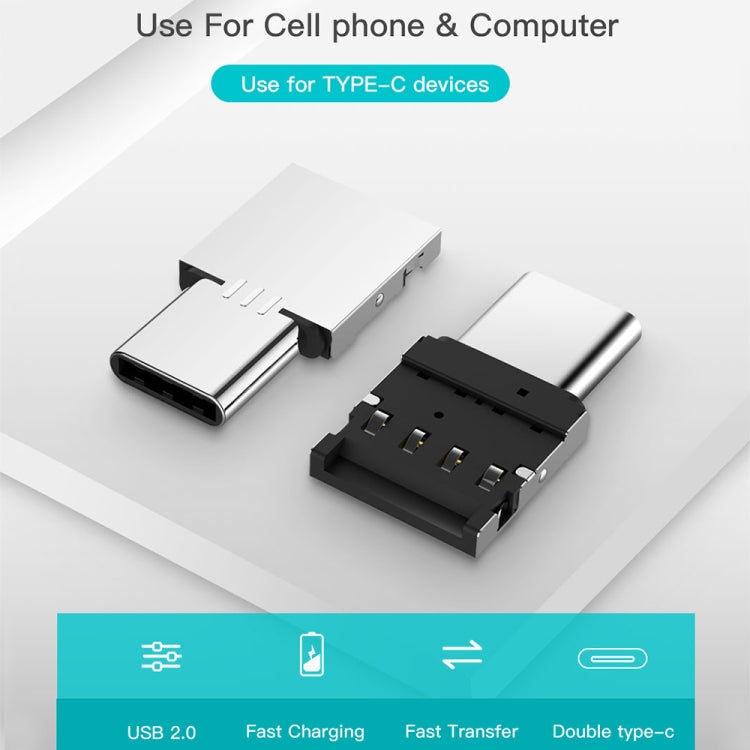 elektroniktrade Mini-Aluminiumlegierung USB-C / Typ-C-Stecker auf USB-Buchse OTG-Adapteranschluss elektroniktrade Switzerland