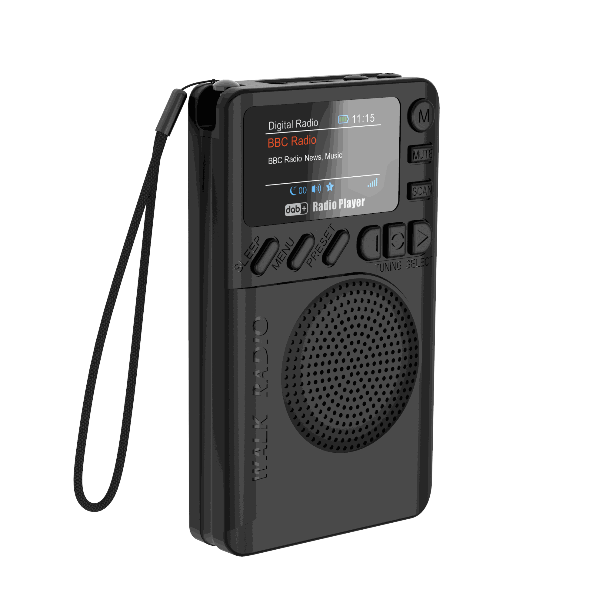 Elektroniktrade Mini DAB+ Taschenradio mit LED Display und Lautsprecher Elektroniktrade Switzerland