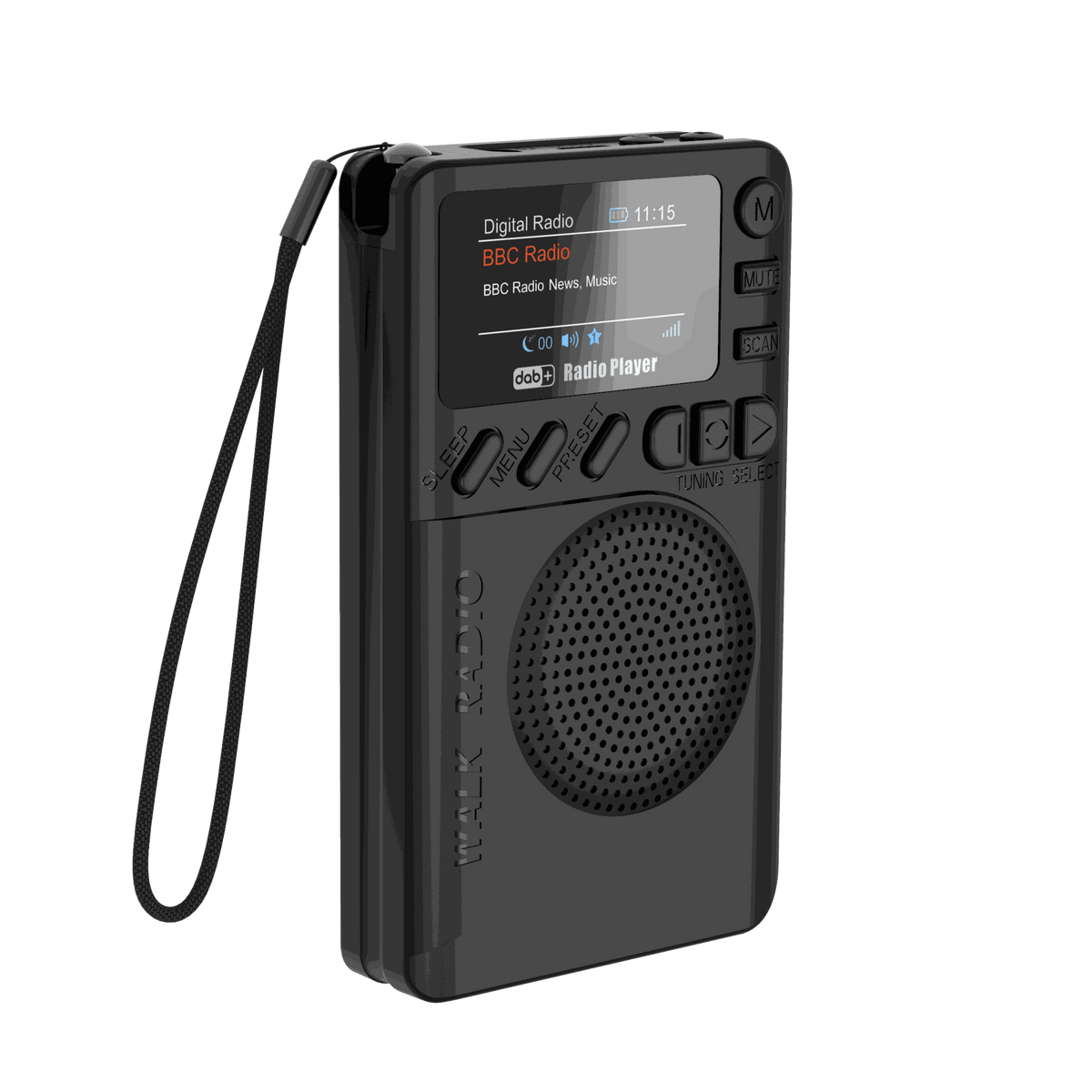 Elektroniktrade Mini DAB+ Taschenradio mit LED Display und Lautsprecher elektroniktrade Switzerland
