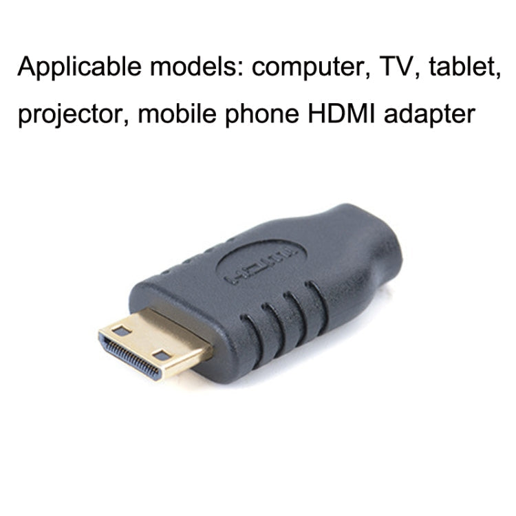Elektroniktrade Mini Micro HDMI Adapter C Männchen bis D Frau (Schwarz) Elektroniktrade Switzerland