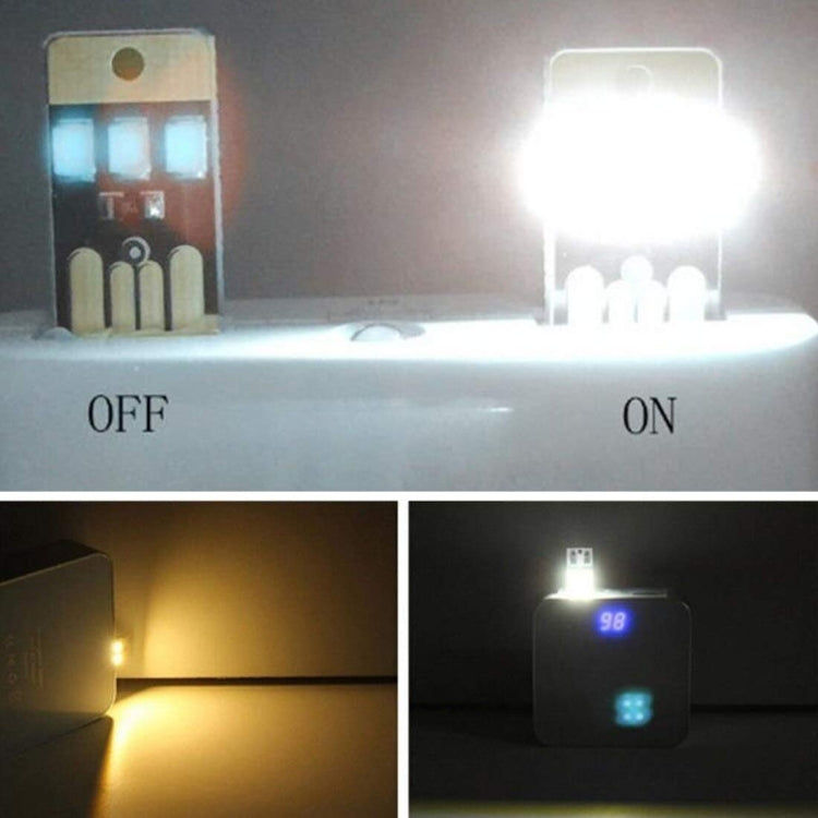Elektroniktrade Mini USB-Power-Schlüsselbund LED-Nachtlicht (weiß) Ultra Flach elektroniktrade Switzerland