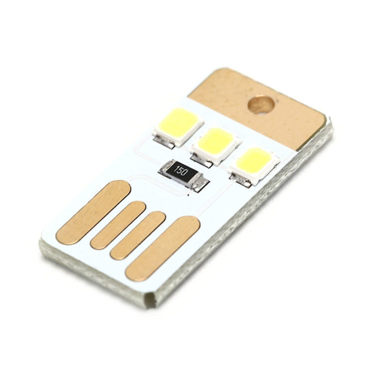 Elektroniktrade Mini USB-Power-Schlüsselbund LED-Nachtlicht (weiß) Ultra Flach elektroniktrade Switzerland