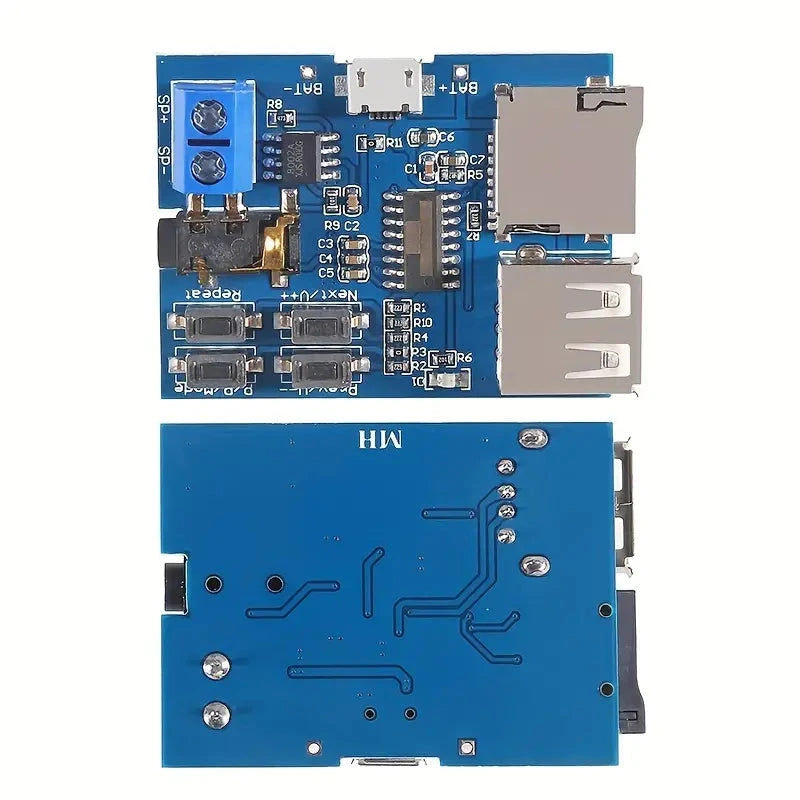 Elektroniktrade MP3 Decoder Player Modul Mit Audio Verstärker Platine MicroUSB Power Elektroniktrade Switzerland