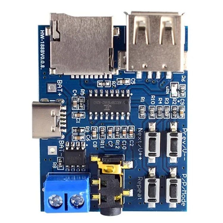 Elektroniktrade MP3-Decoderplatine, Decoder, TF-Karte, USB-Flash-Laufwerk USB-C Power elektroniktrade Switzerland