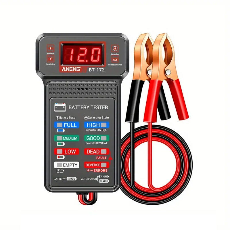 Elektroniktrade Multifunktions-Batterietester mit LED-Display & Verpolungsalarm Elektroniktrade Switzerland