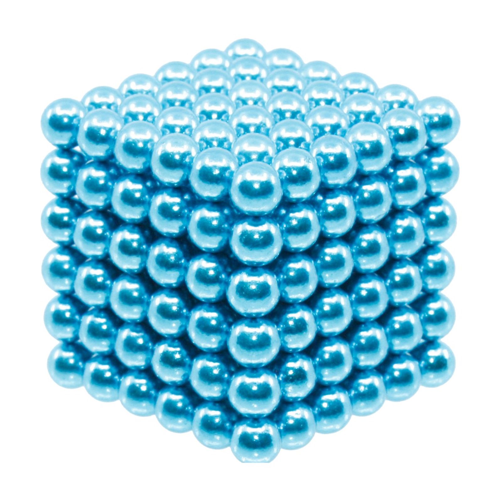 Elektroniktrade Neocube aus 5 mm Magnetkugeln - Hellblau - Set mit 216 Kugeln zum Würfel geformt Elektroniktrade Switzerland