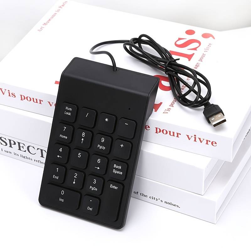Elektroniktrade Numerische Mini USB Zahlen zusatz Tastatur, Kabelgebunden Elektroniktrade Switzerland