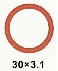 Elektroniktrade O-Ring Set – 351 Stück oder Einzel (Rot, 10 Größen) Ideal für Reparaturen Elektroniktrade Switzerland