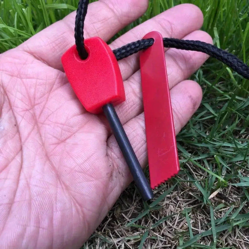 Elektroniktrade Outdoor-Feuerstarter - Wasserdichter Magnesium-Feuerstein-Streifen Elektroniktrade Switzerland