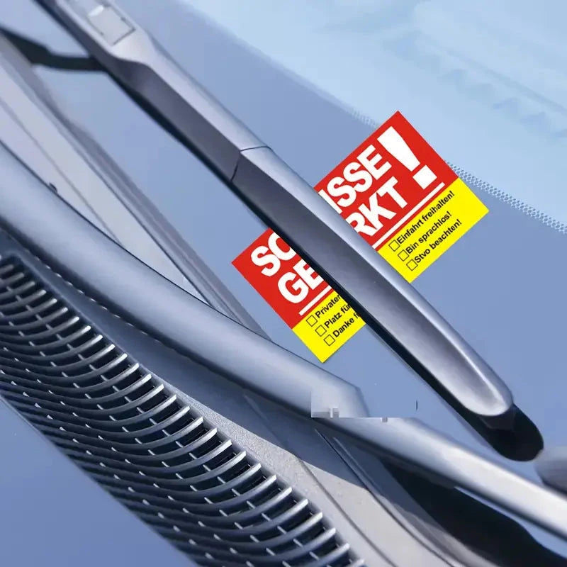 Elektroniktrade Parkhinweis-Scheisse Geparkt in deutscher Sprache, Papiermaterial, 10er Pack Elektroniktrade Switzerland
