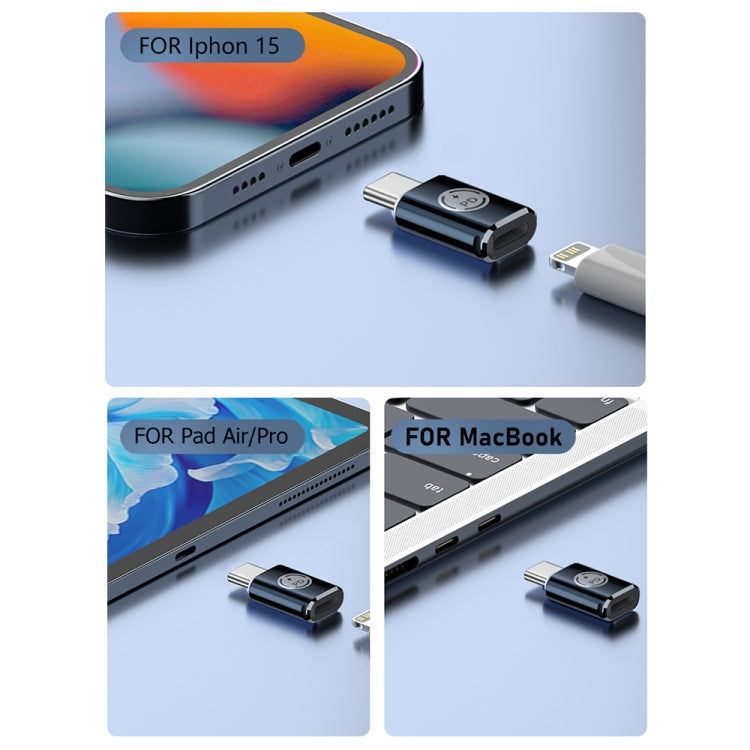 Elektroniktrade PD27W USB-C / Typ-C auf 8-Pin-iPhone Adapter (grau) Elektroniktrade Switzerland