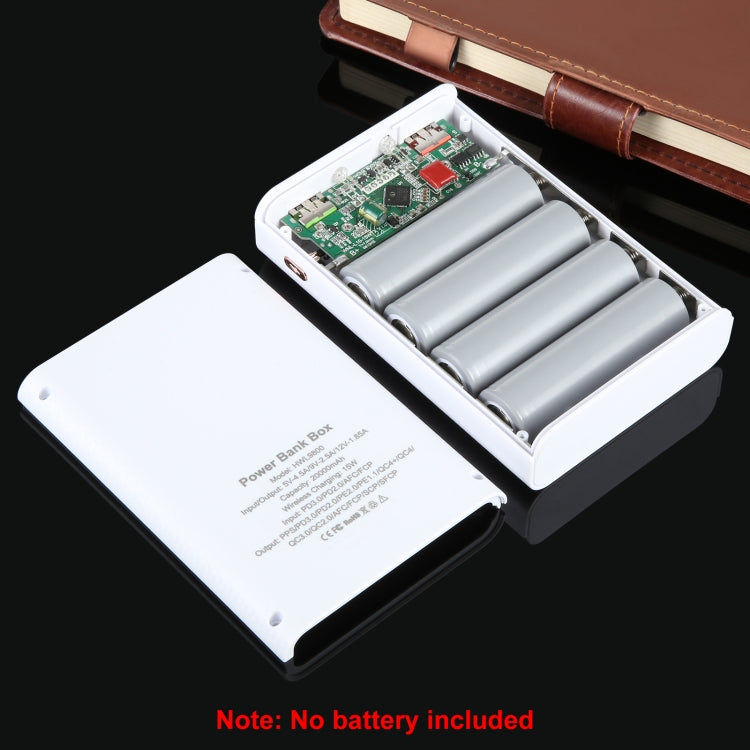 Elektroniktrade Powerbank mit Kabelloser Schnellladung 15W, auswechselbare Akkus elektroniktrade Switzerland
