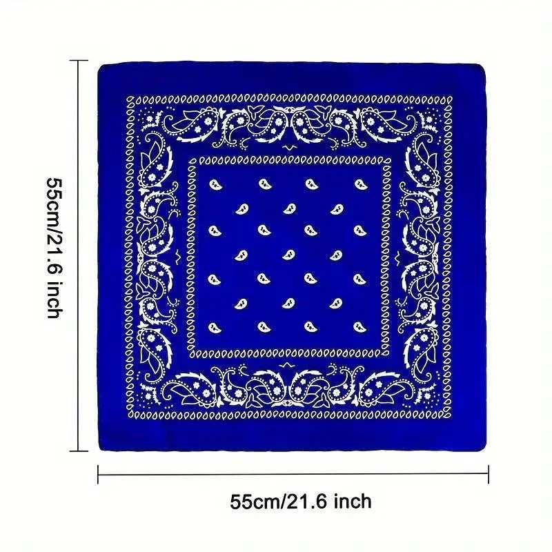 Elektroniktrade Quadratische Bandanas - Modische Paisley-Prints für Hip Hop, Street Dance und Freizeit elektroniktrade Switzerland