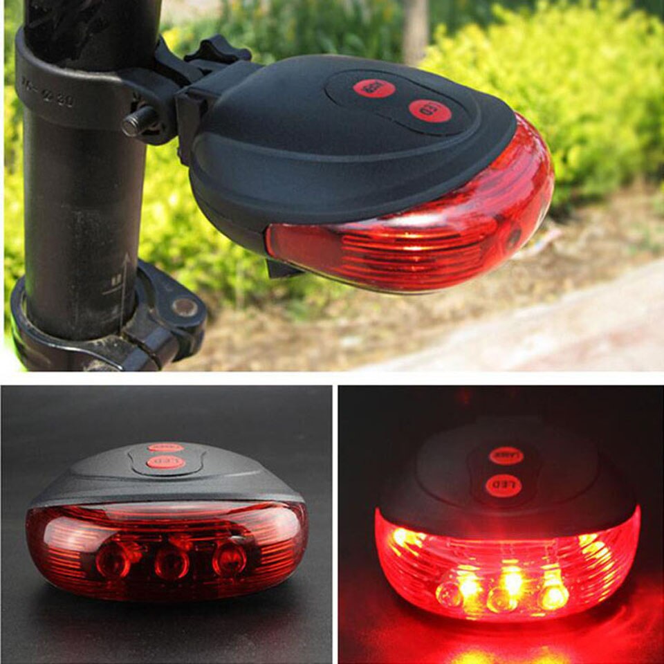 Elektroniktrade Rückwärts Laser-Fahrrad-Licht mit Sicherheitswarnung Rot oder Blau Elektroniktrade Switzerland