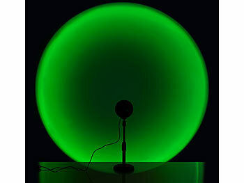 Elektroniktrade RGB-LED-Sonnenuntergangsleuchte, 16 Farben, Teleskop, Fernbedienung Elektroniktrade Switzerland