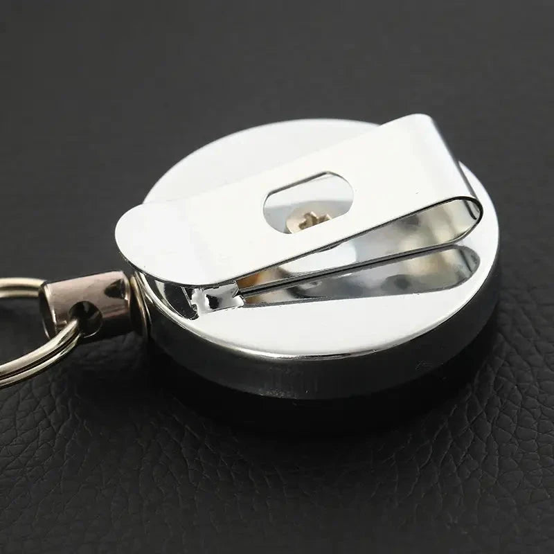 Elektroniktrade Robuster Einziehbarer Schlüsselanhänger mit Gürtelclip elektroniktrade Switzerland