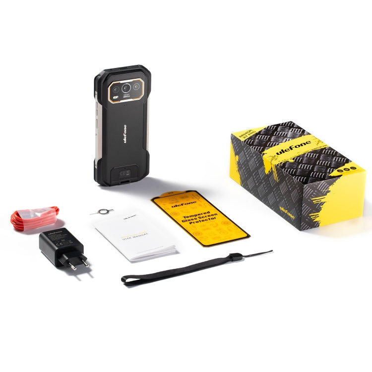 Elektroniktrade Robustes Ulefone Armor 27 Pro-Telefon, 12 GB + 256 GB, Nachtsicht, 10600 mAh, 6,78 Zoll Android 14 MediaTek Dimensity 6300 Octa Core, Netzwerk: 5G, NFC, Armor 27 Pro Elektroniktrade Switzerland