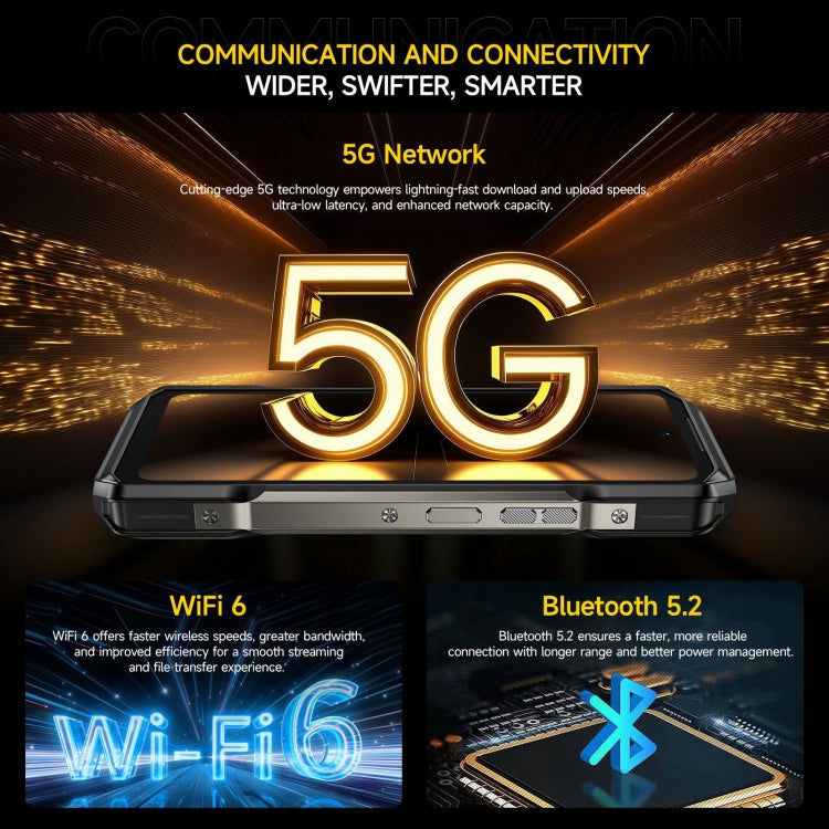 Elektroniktrade Robustes Ulefone Armor 27 Pro-Telefon, 12 GB + 256 GB, Nachtsicht, 10600 mAh, 6,78 Zoll Android 14 MediaTek Dimensity 6300 Octa Core, Netzwerk: 5G, NFC, Armor 27 Pro Elektroniktrade Switzerland