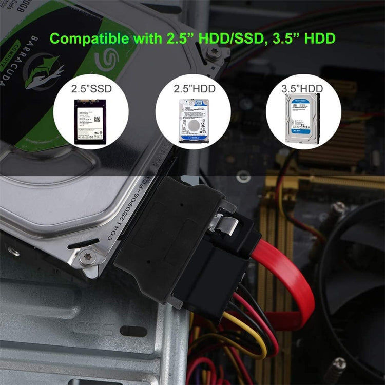 Elektroniktrade SATA 22 Pin Buchse zu SLIMLINE SATA 13 Pin Stecker Adapter elektroniktrade Switzerland