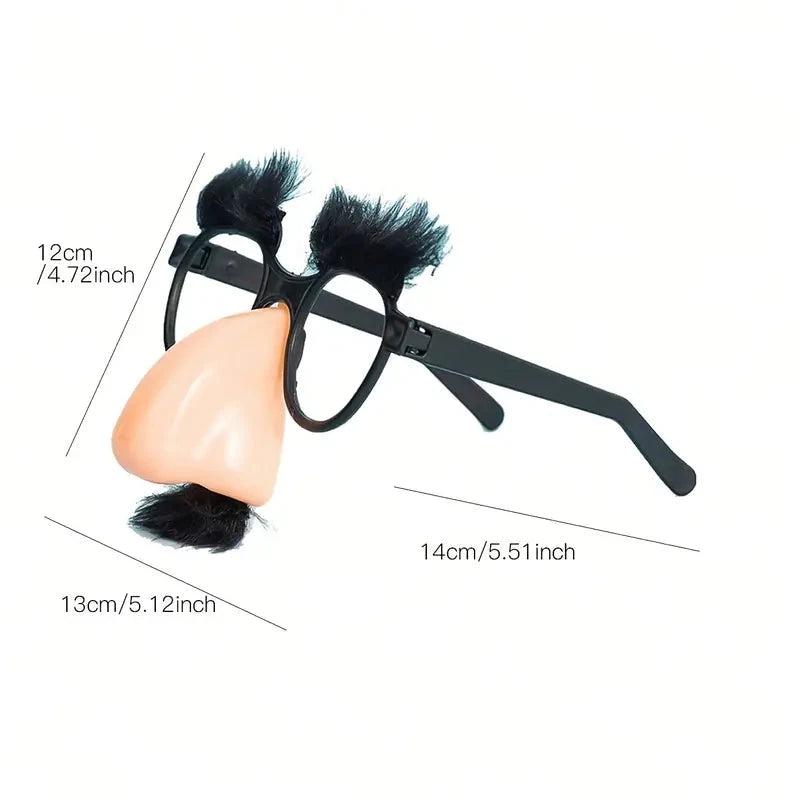 Elektroniktrade Schwarze Brille Mit Wimpern, Nase und Schnauze Elektroniktrade Switzerland