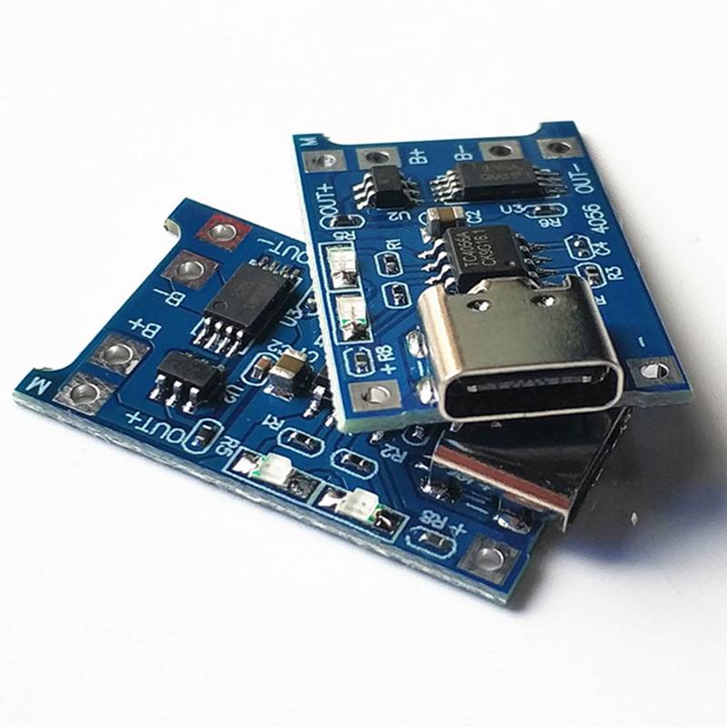 Elektroniktrade Type-C USB 5V 1A 18650 TP4056 Lithium-Batterielademodul Ladeplatine Elektroniktrade Switzerland