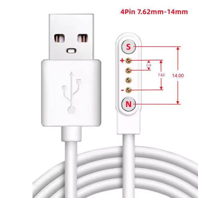 Elektroniktrade Universelles magnetisches Ladekabel USB für Smartwatches elektroniktrade Switzerland