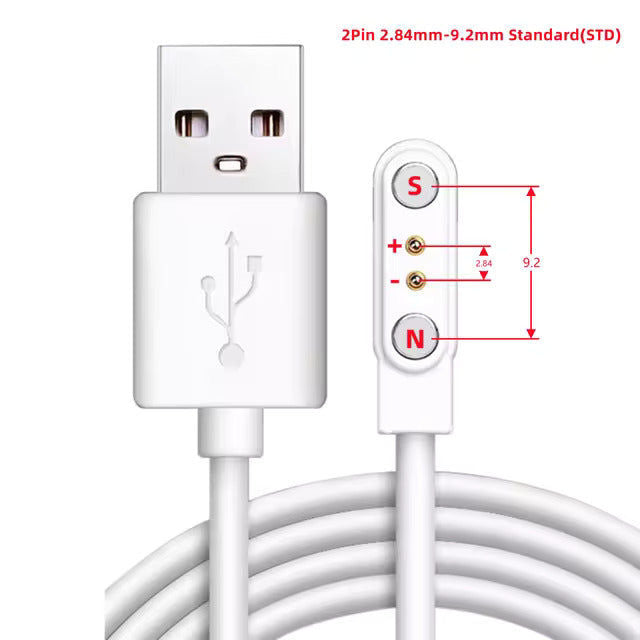 Elektroniktrade Universelles magnetisches Ladekabel USB für Smartwatches elektroniktrade Switzerland