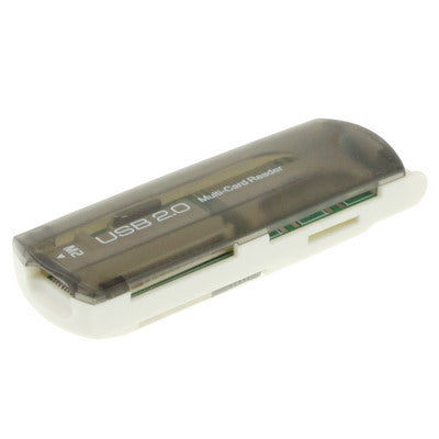 Elektroniktrade USB 2.0 Multi-Kartenleser, unterstützt SD / MMC, MS, TF, M2-Karte (grau) Elektroniktrade Switzerland