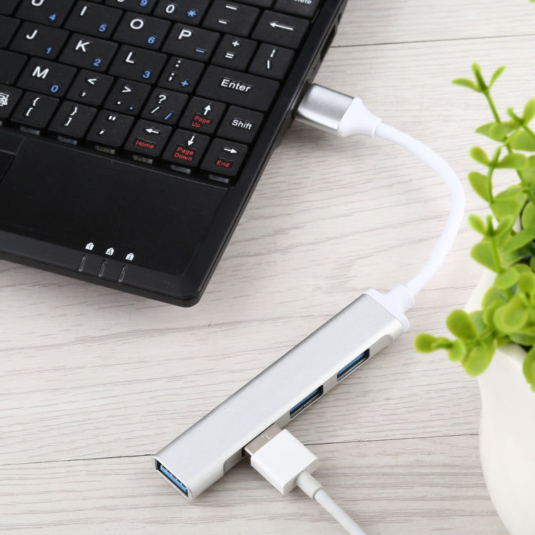 Elektroniktrade USB 3.0 + 3 x USB 2.0 auf USB 3.0 HUB-Adapter aus Alu Elektroniktrade Switzerland