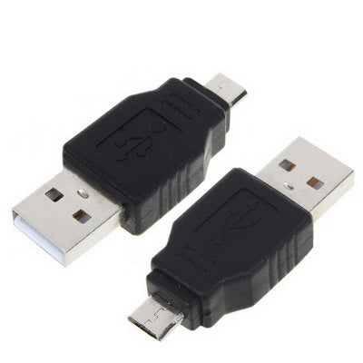 Elektroniktrade USB A Stecker auf Micro USB 5 Pin Stecker Adapter (schwarz) Elektroniktrade Switzerland