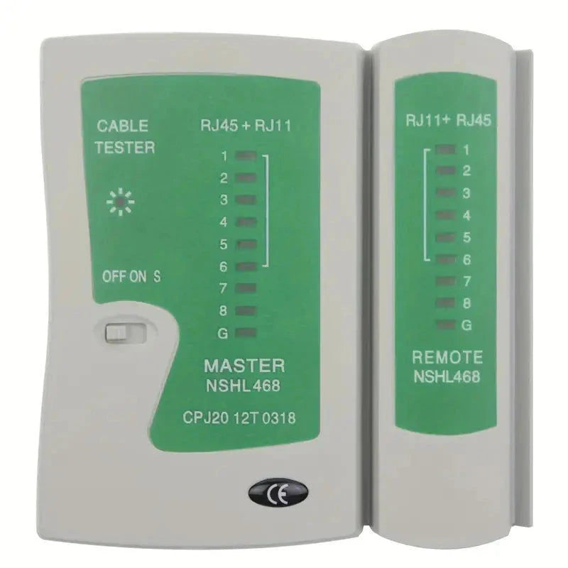 Elektroniktrade Vielseitiger Netzwerktester für RJ45/RJ11 Netzwerkkabel und Telefonkabel elektroniktrade Switzerland