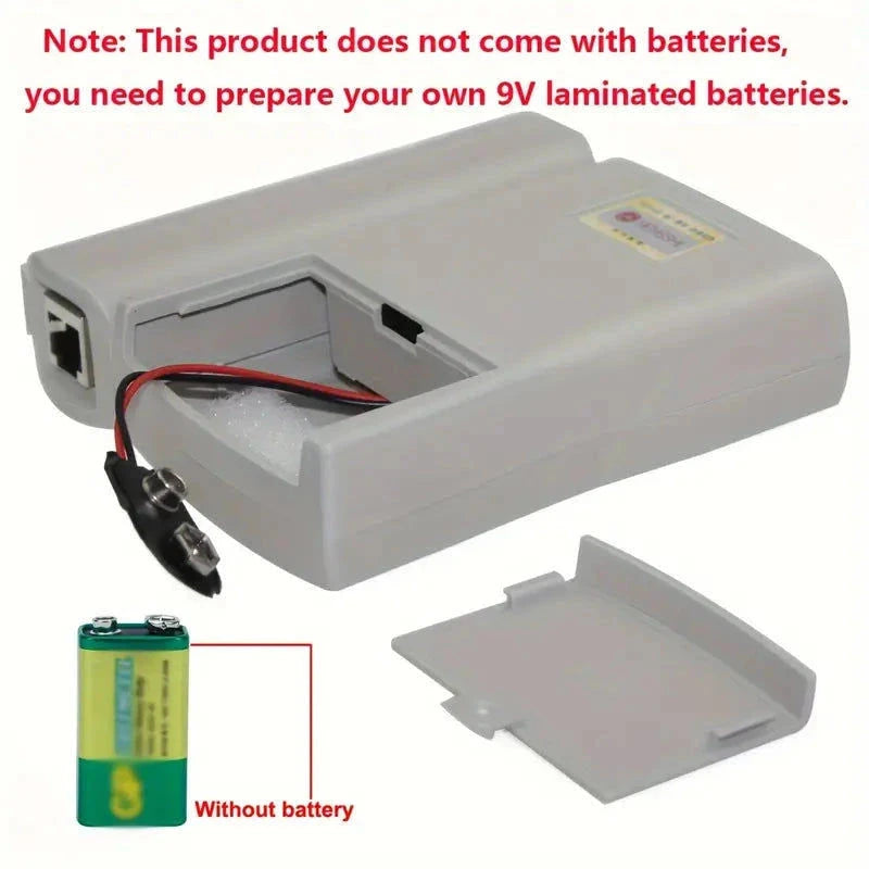 Elektroniktrade Vielseitiger Netzwerktester für RJ45/RJ11 Netzwerkkabel und Telefonkabel elektroniktrade Switzerland