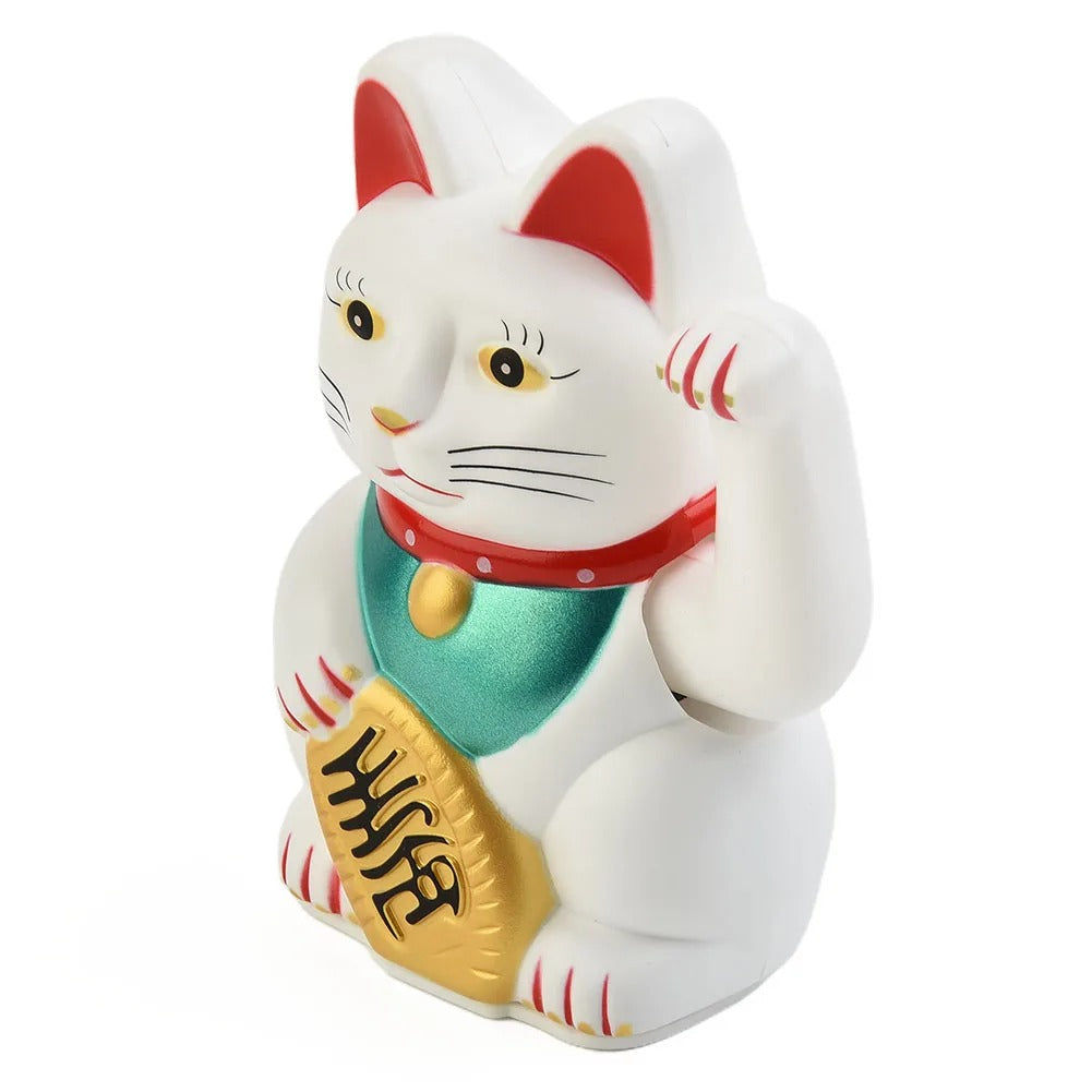 Elektroniktrade Winkekatze in Schwarz, Weiss, Gold Grösse 8.2x8.2x13,0cm Elektroniktrade Switzerland