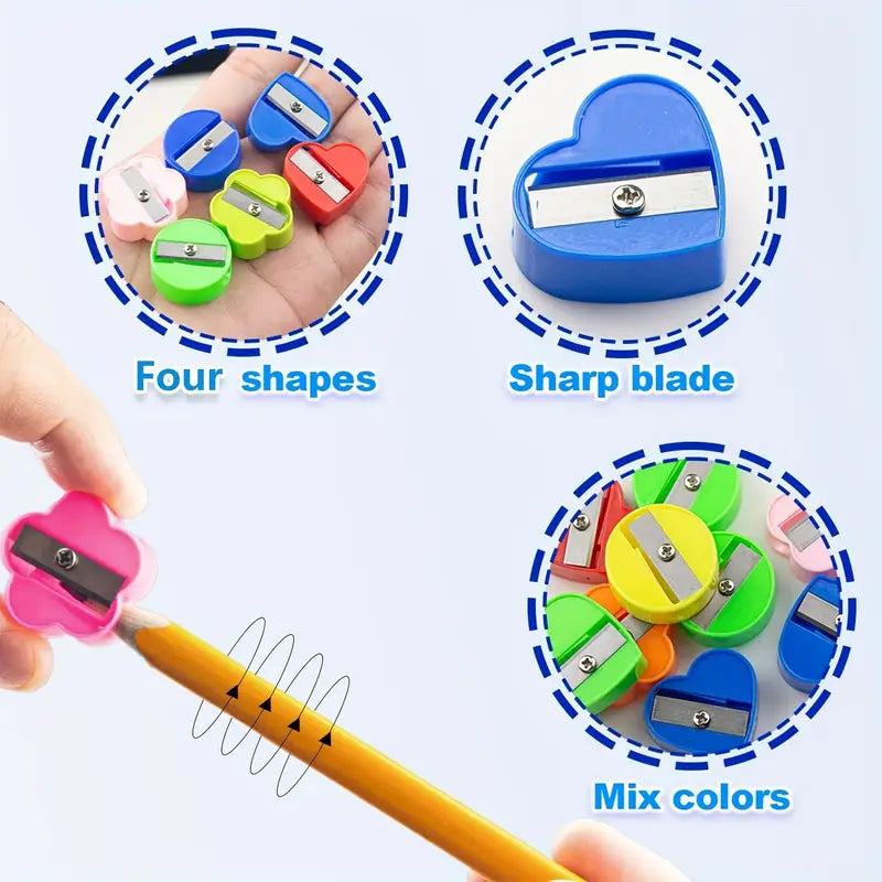 Geometrischer Bunter Bleistiftspitzer