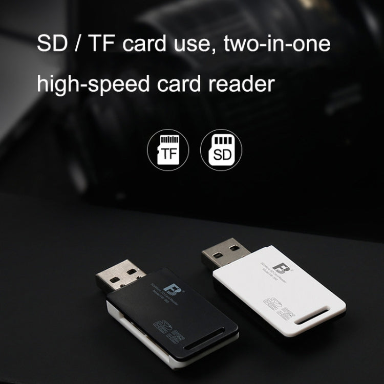 FB FB-360 2 in 1 USB-Computerkartenleser (schwarz) elektroniktrade Switzerland