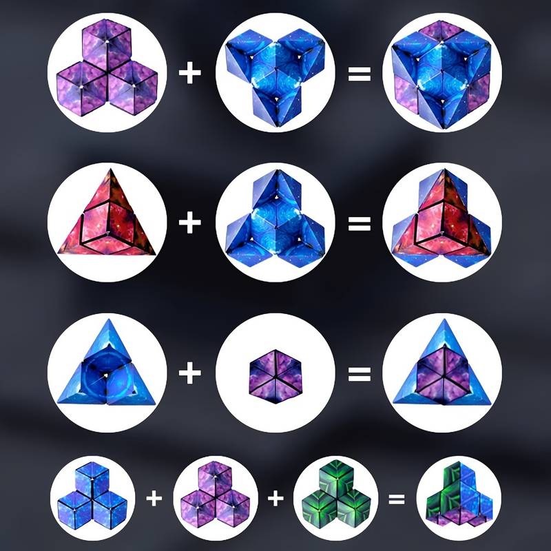 Shashibo Cubes - 3D-Geometrie-Zauberwürfel, Puzzle-Quadrate Vol.1