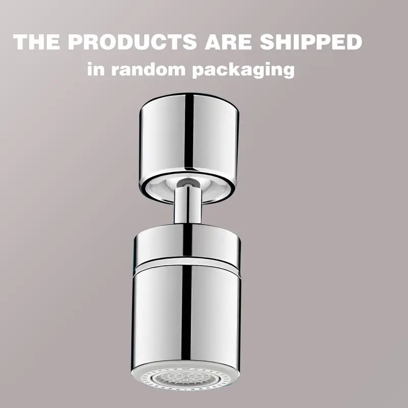 Wasserhahn Adapter 720 Grad drehbar mit zwei Geschwindigkeitsstufen