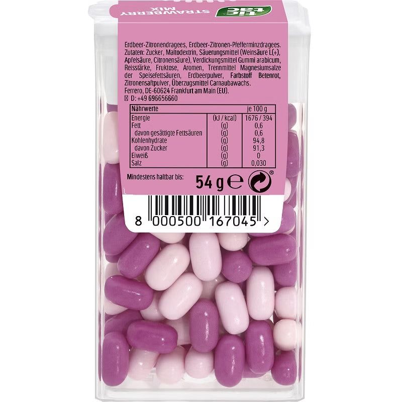 Ferrero Deutschland GmbH Tic Tac Strawberry Mix 110er, Großpackung, 1x54g 1 Stück elektroniktrade Switzerland