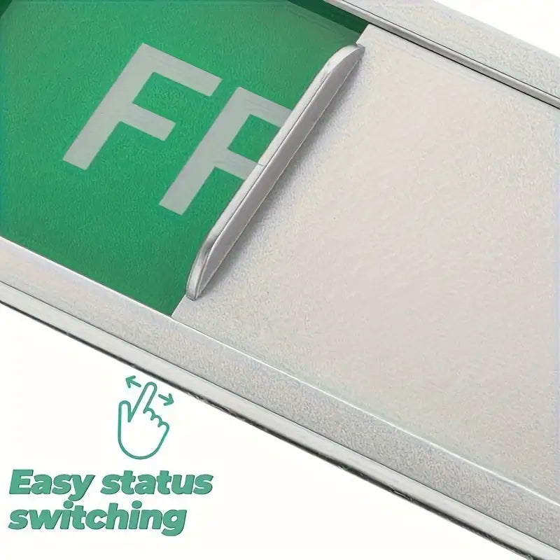 Acryl-Privatsphärenschild für Türen - Frei oder Besetzt